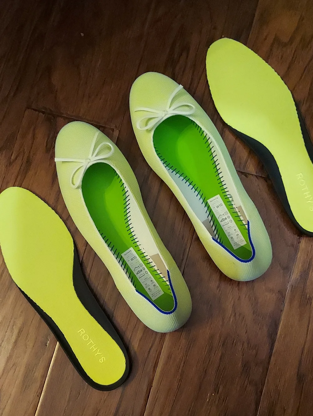 Rothys The Ballet Flat Chartreuse 10